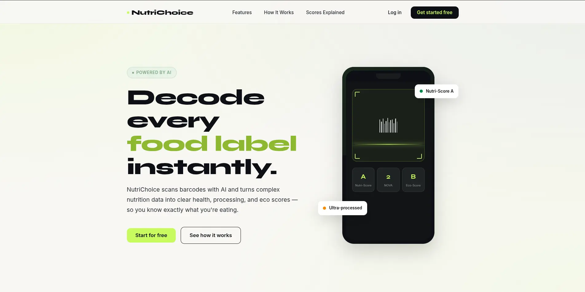 NutriChoice Project